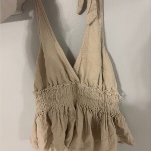 Ocean Drive Beige Camisole Top